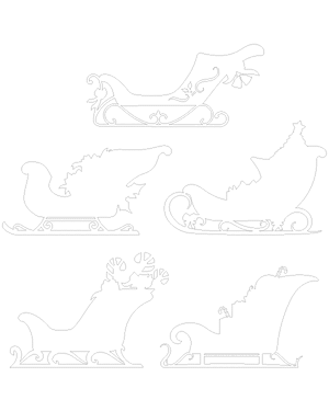 Christmas Sleigh Patterns