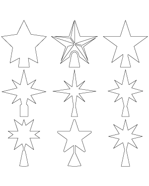 Christmas Tree Star Patterns
