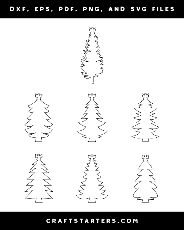 Christmas Tree With Angel Patterns