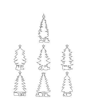 Christmas Tree With Presents Patterns