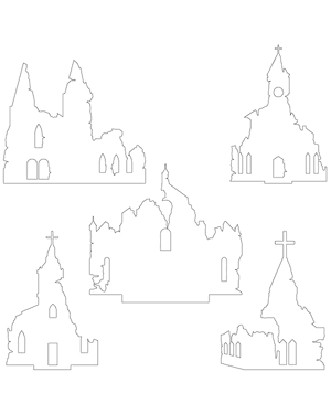 Church Ruins Patterns