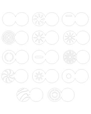 Circle-Shaped Card Patterns