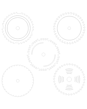 Circular Saw Blade Patterns