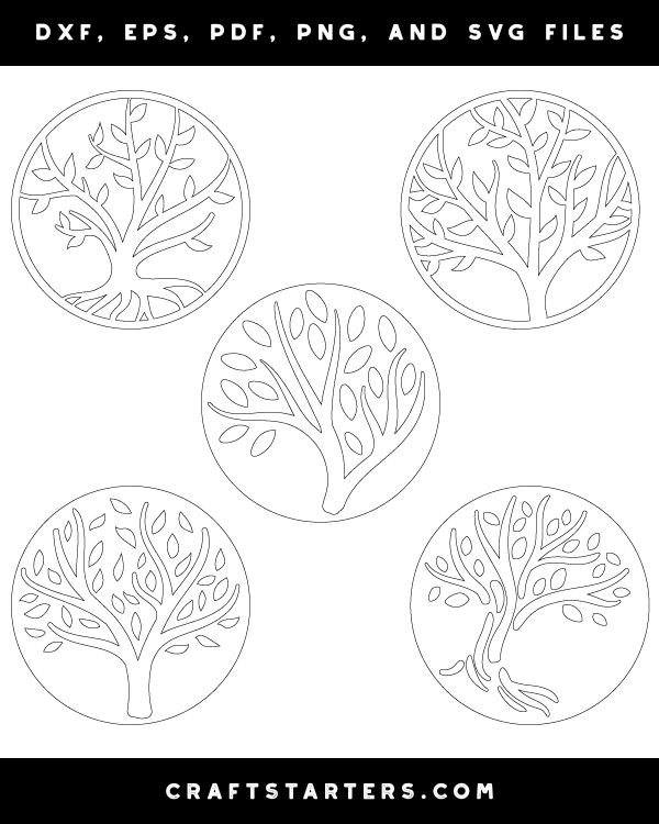 Circular Tree of Life Patterns