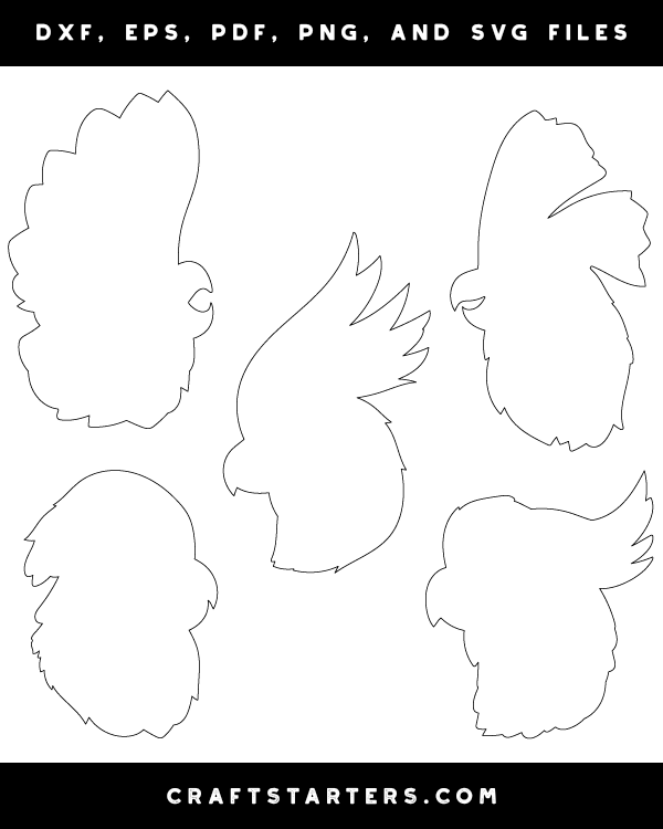 Cockatoo Head Patterns