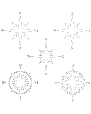 Compass Star Patterns