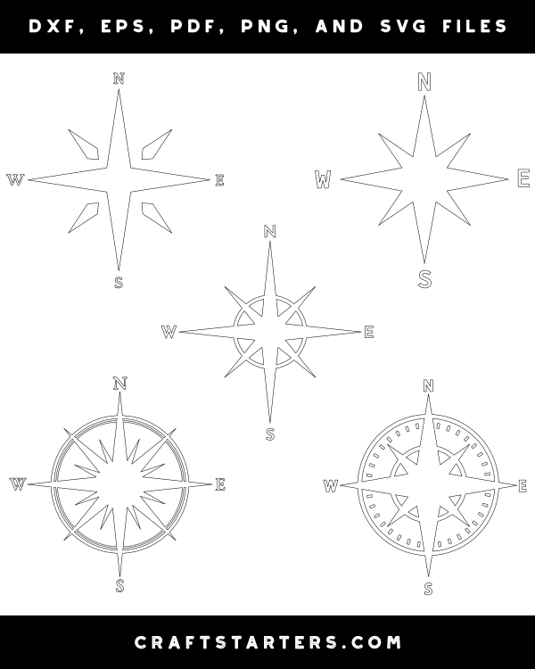 Compass Star Patterns