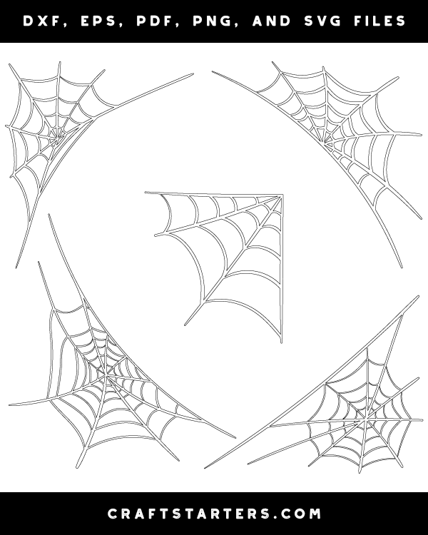 Corner Spider Web Patterns