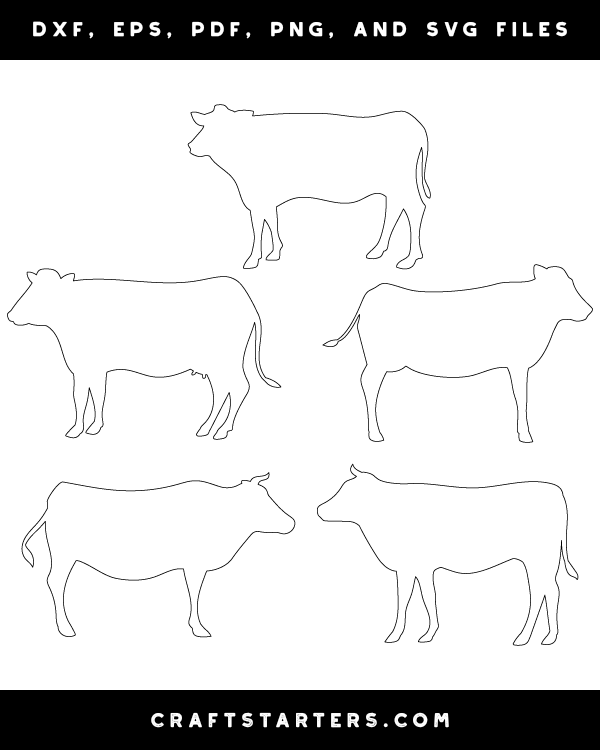 Cow Side View Patterns