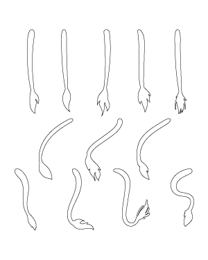 Cow Tail Patterns
