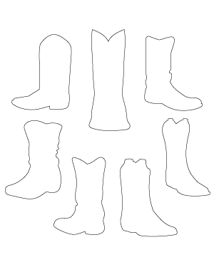 Cowboy Boot Patterns