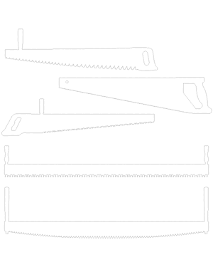 Crosscut Saw Patterns