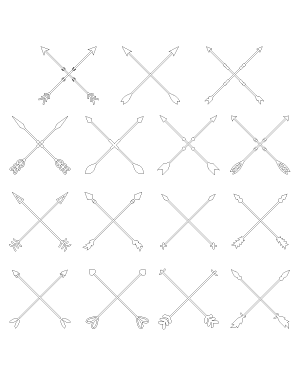 Crossed Arrows Patterns