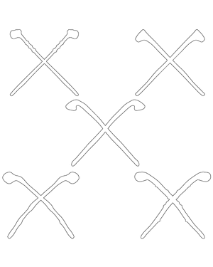 Crossed Shillelagh Patterns