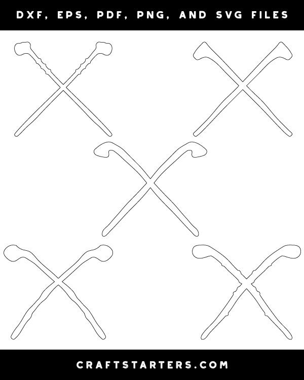 Crossed Shillelagh Patterns