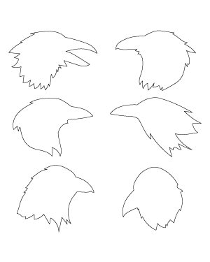Crow Head Patterns