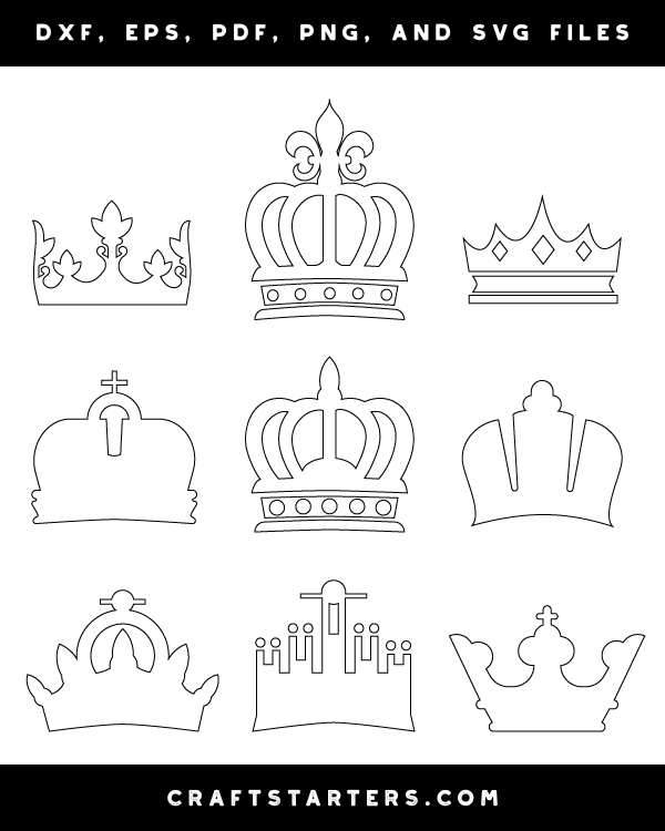 Free Free 150 Simple Crown Outline Svg SVG PNG EPS DXF File