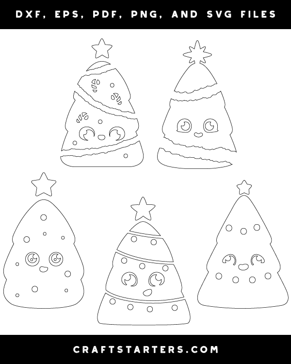 Cute Christmas Tree Patterns