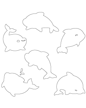 Cute Dolphin Patterns