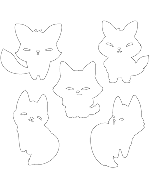 Cute Fox Patterns