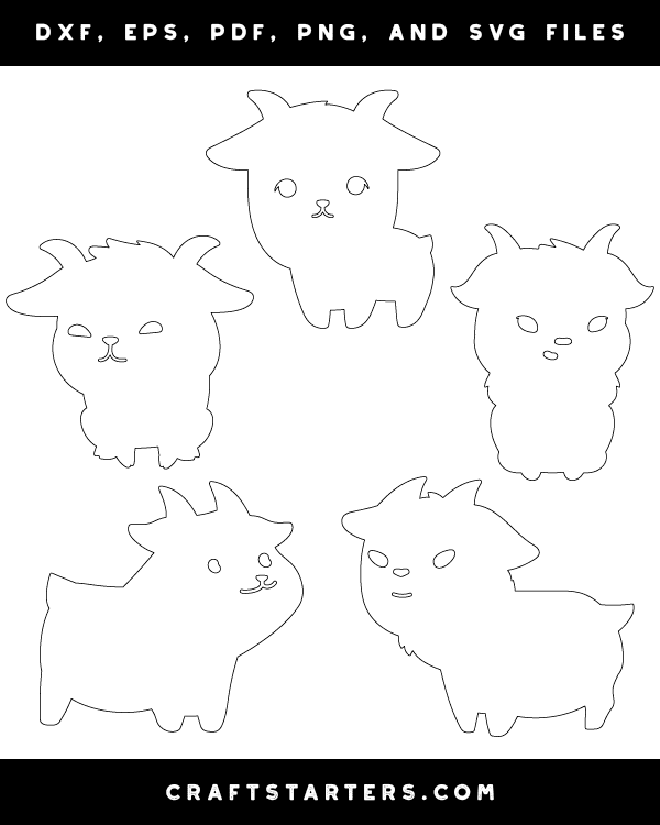 Cute Goat Patterns