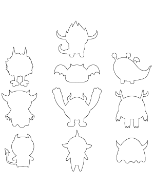 Cute Monster Patterns
