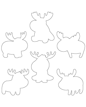 Cute Moose Patterns