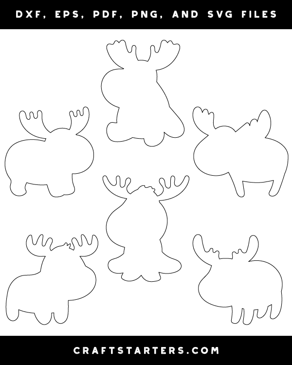 Cute Moose Patterns