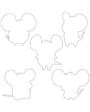 Cute Mouse Patterns