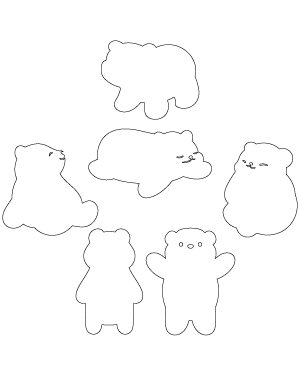 Cute Polar Bear Patterns
