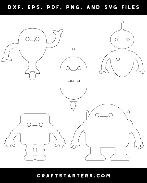 Cute Robot Patterns