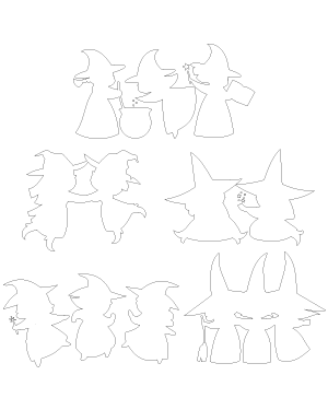 Cute Witches Patterns