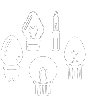 Detailed Christmas Light Patterns