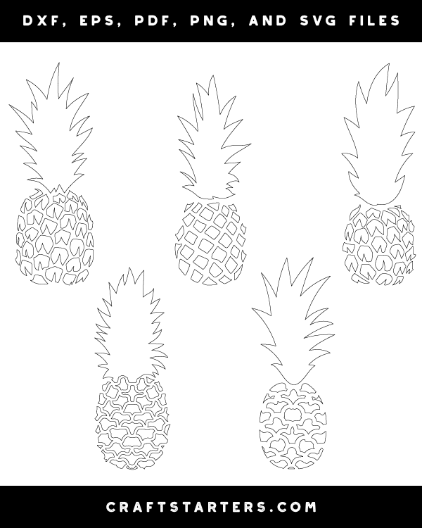 Detailed Pineapple Patterns