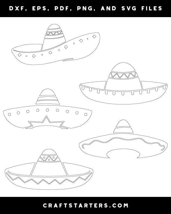 Detailed Sombrero Patterns