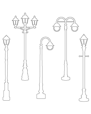 Detailed Street Lamp Patterns