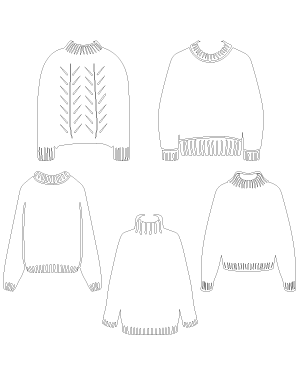 Detailed Sweater Patterns