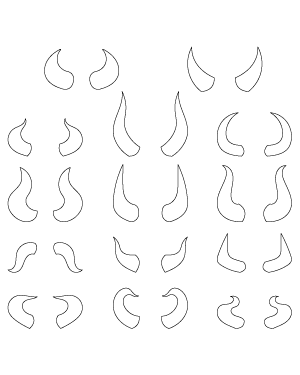 Devil Horns Patterns