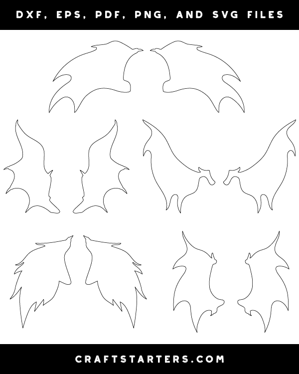 Devil Wings Patterns