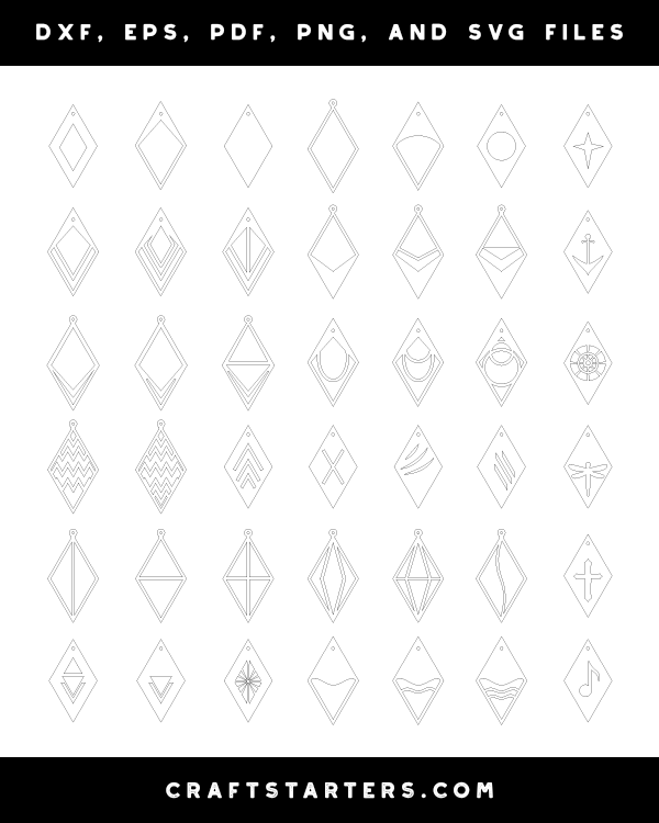 Diamond Earring Patterns