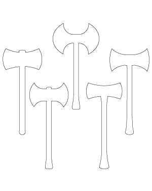 Double Sided Axe Patterns