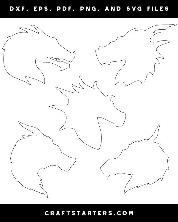 Dragon Head Profile Patterns