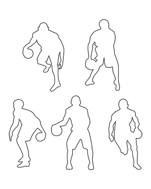 Dribbling Basketball Player Patterns