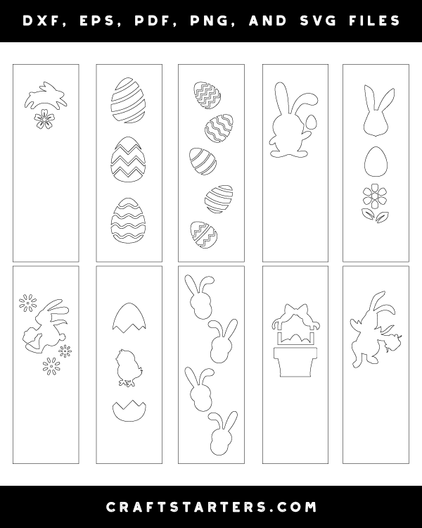Easter Bookmark Patterns