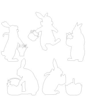 Easter Bunny and Easter Basket Patterns