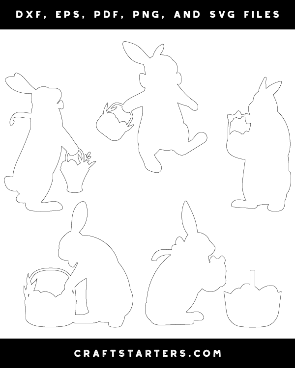 Easter Bunny and Easter Basket Patterns