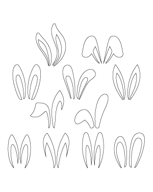 Easter Bunny Ears Patterns