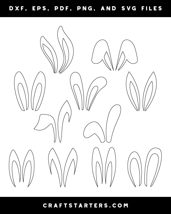 Easter Bunny Ears Patterns
