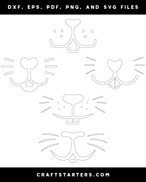 Easter Bunny Mouth Patterns