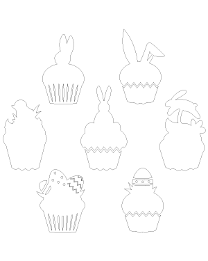 Easter Cupcake Patterns